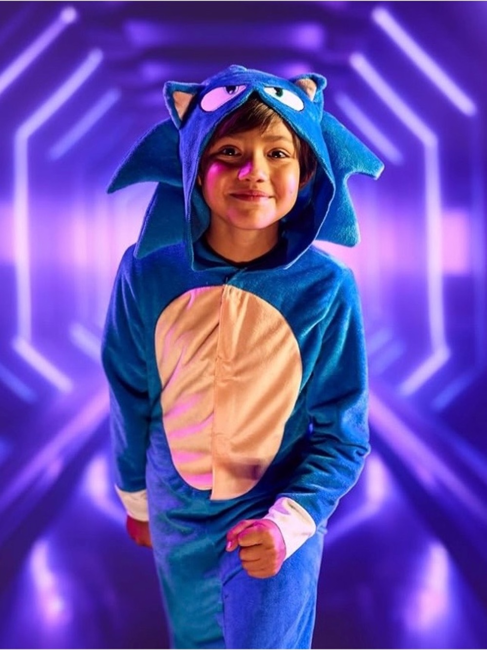 Sonic Hedgehog Plush Blue Halloween Costume
